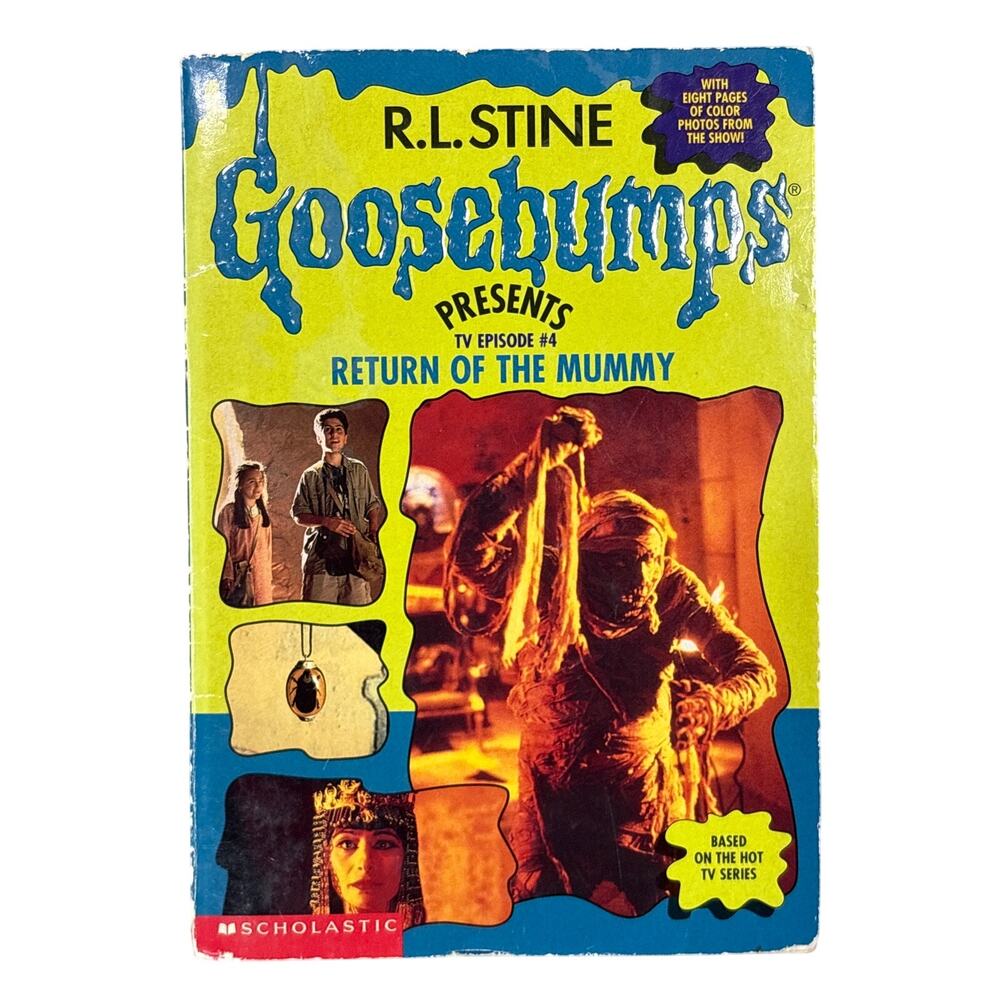 Goosebumps presents tv show episode 4 Return of the Mummy by R.L Stine 1st Ed